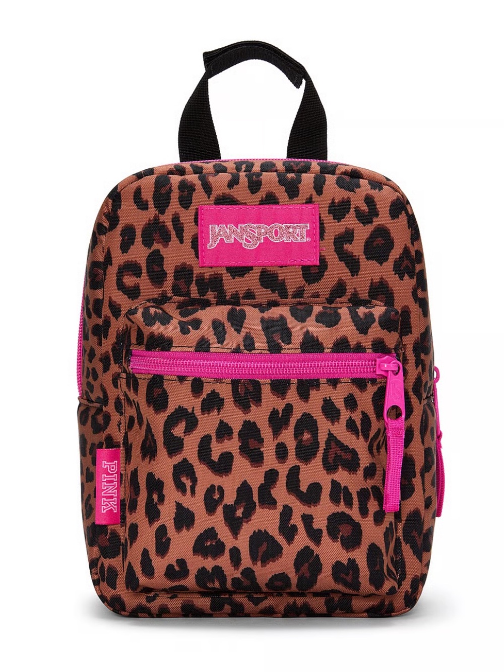 PINK x JANSPORT Big Break Lunch Bag- Leopard